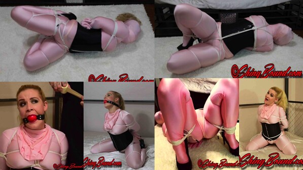 Living Doll Bound in Pink Spandex