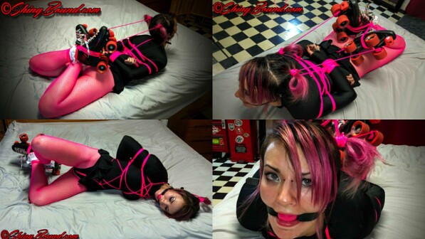 Rollergirl Bound and Gagged Part 2