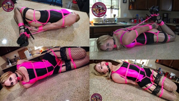 Hogtied in Sexy Lingerie
